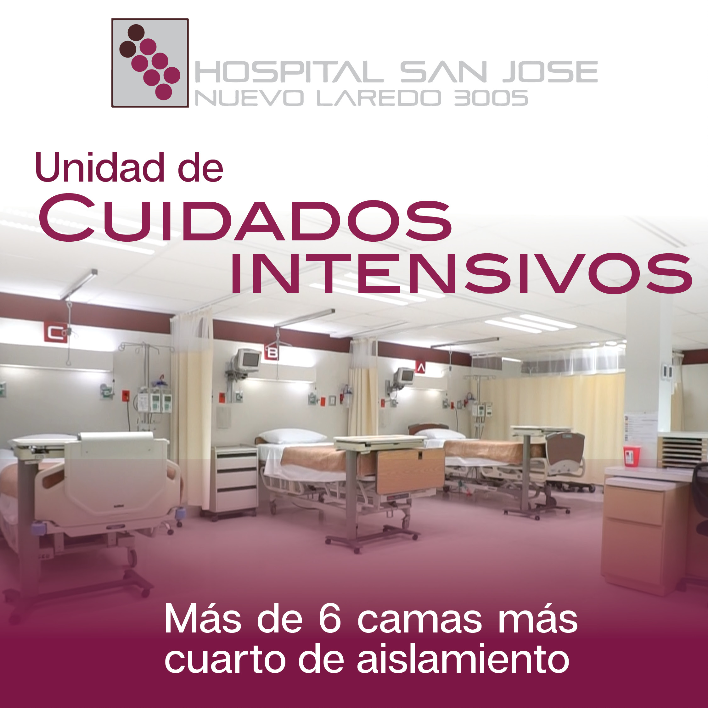 Hospital San Jose, cuidados intensivos